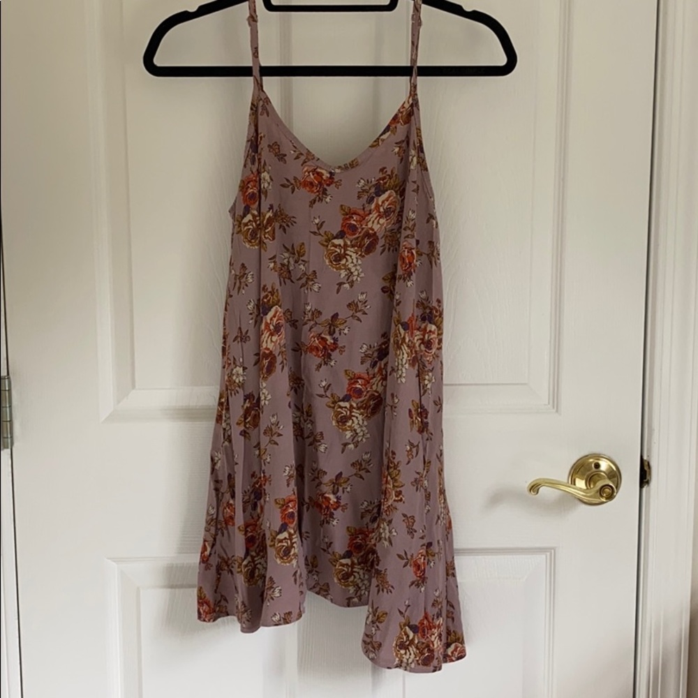 Purple Floral Dress